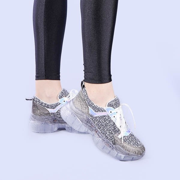 Γυναικεία αθλητικά παπούτσια Xiang γκρί, 2 - Kalapod.gr